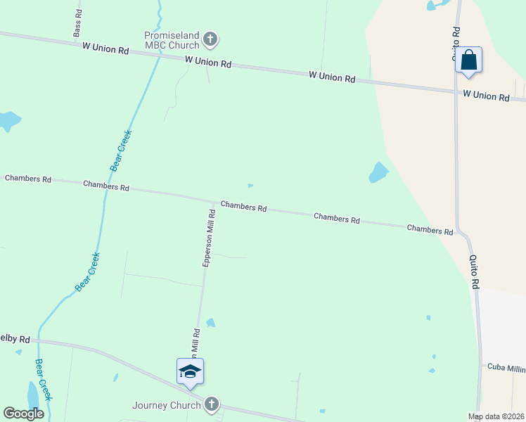 map of restaurants, bars, coffee shops, grocery stores, and more near 8552 Epperson Mill Road in Millington