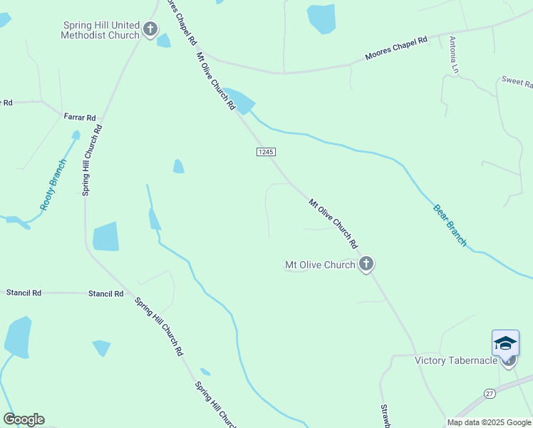 map of restaurants, bars, coffee shops, grocery stores, and more near Veronicas Lane in Harnett County