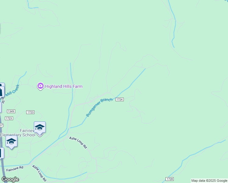 map of restaurants, bars, coffee shops, grocery stores, and more near 63 Songbird Lane in Sylva