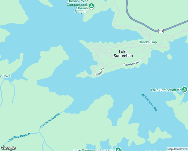 map of restaurants, bars, coffee shops, grocery stores, and more near 844 Sequoyah Trail in Robbinsville