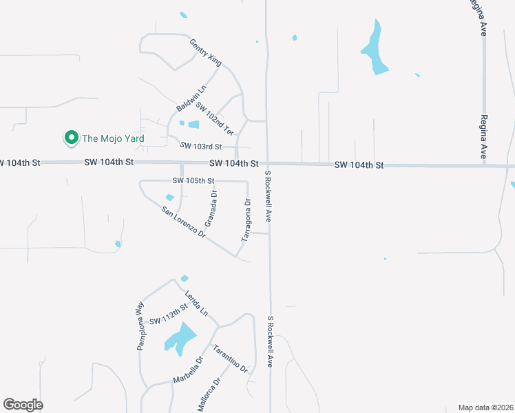 map of restaurants, bars, coffee shops, grocery stores, and more near 10624 Tarragona Drive in Oklahoma City