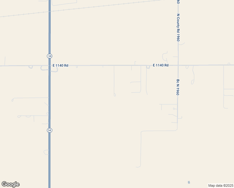 map of restaurants, bars, coffee shops, grocery stores, and more near 19548 East 1140 Road in Elk City