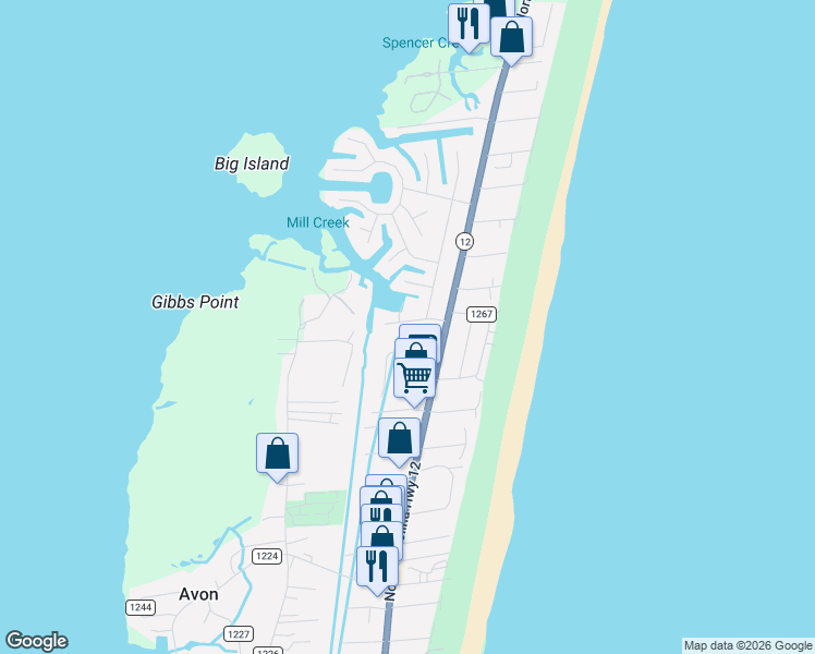 map of restaurants, bars, coffee shops, grocery stores, and more near 40185 Bonito Road in Avon