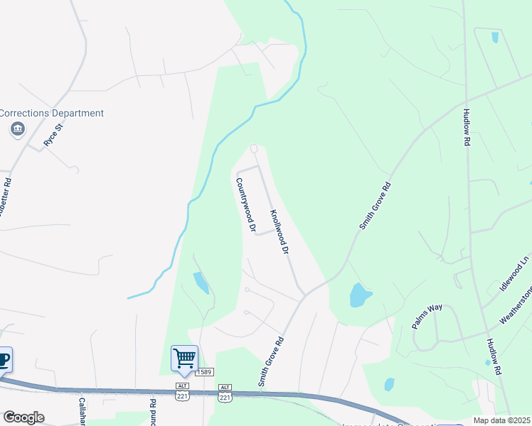 map of restaurants, bars, coffee shops, grocery stores, and more near 263 Knollwood Drive in Forest City