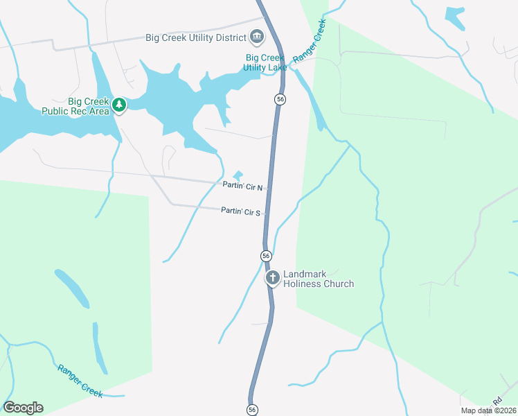 map of restaurants, bars, coffee shops, grocery stores, and more near 9017 Tennessee 56 in Coalmont
