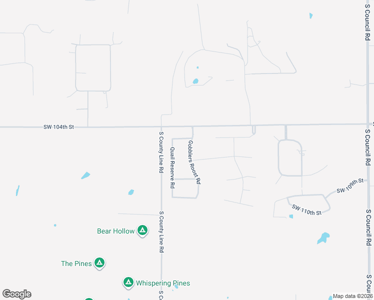map of restaurants, bars, coffee shops, grocery stores, and more near 10600 Quail Reserve Road in Oklahoma City