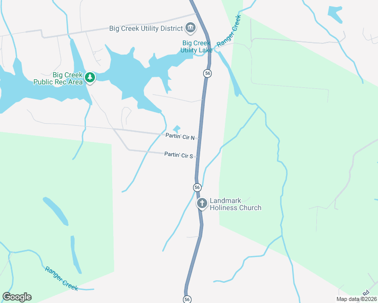 map of restaurants, bars, coffee shops, grocery stores, and more near 9017 Tennessee 56 in Coalmont