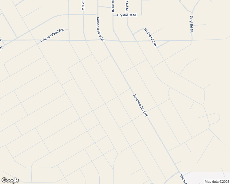 map of restaurants, bars, coffee shops, grocery stores, and more near Oberon Road Northwest in Rio Rancho