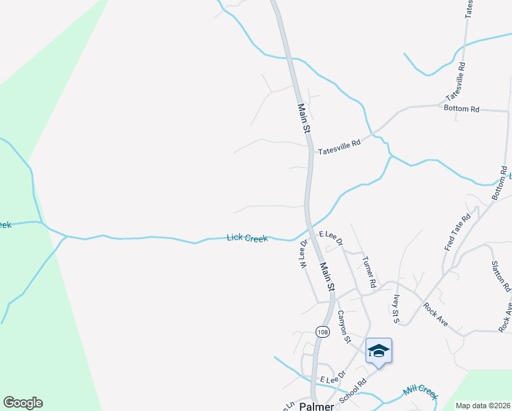 map of restaurants, bars, coffee shops, grocery stores, and more near 292 Sawmill Road in Palmer