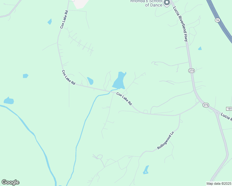 map of restaurants, bars, coffee shops, grocery stores, and more near Cox Lake Road in Stanley