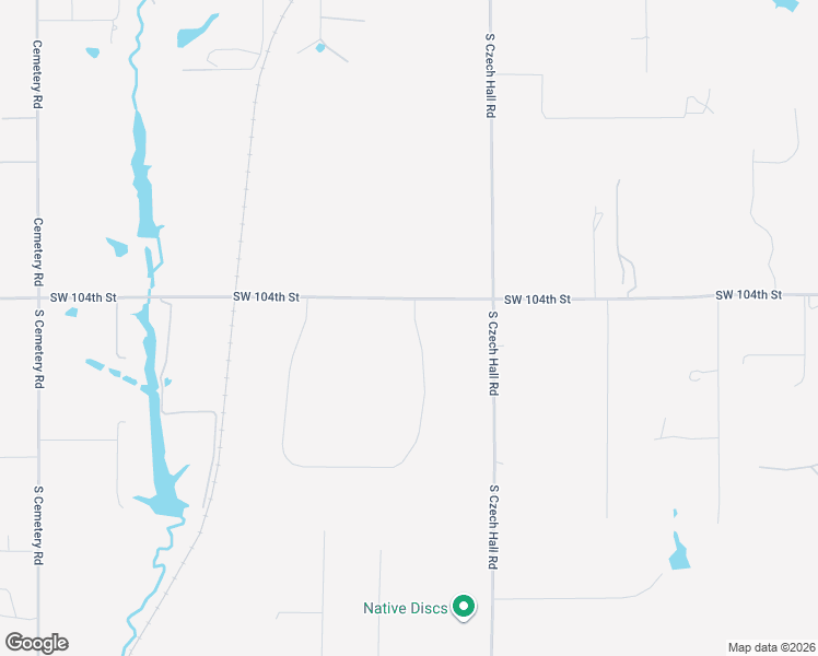 map of restaurants, bars, coffee shops, grocery stores, and more near 12401 Southwest 104th Street in Mustang
