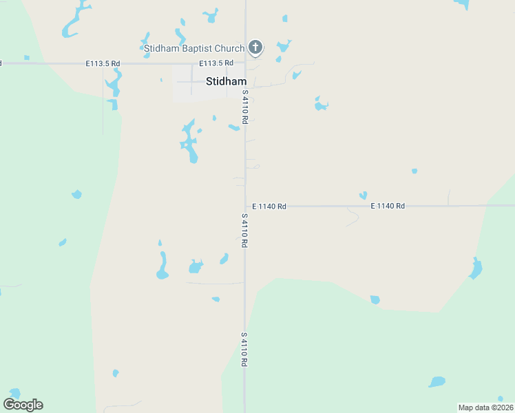 map of restaurants, bars, coffee shops, grocery stores, and more near 411043 East 1140 Road in Eufaula