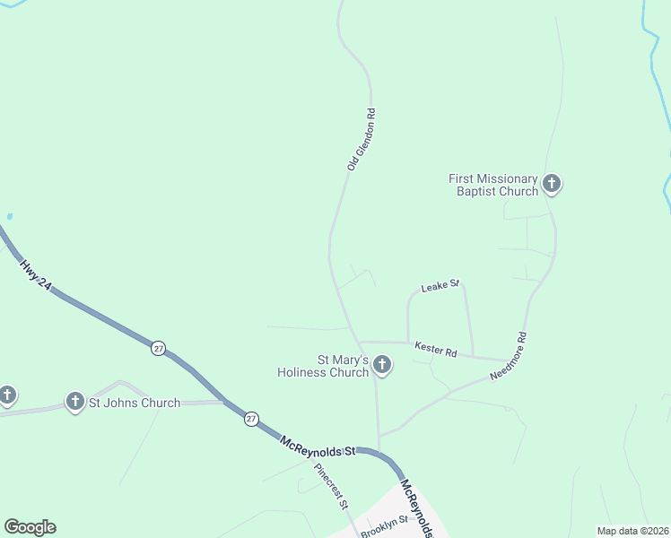 map of restaurants, bars, coffee shops, grocery stores, and more near 2639 Old Glendon Road in Carthage