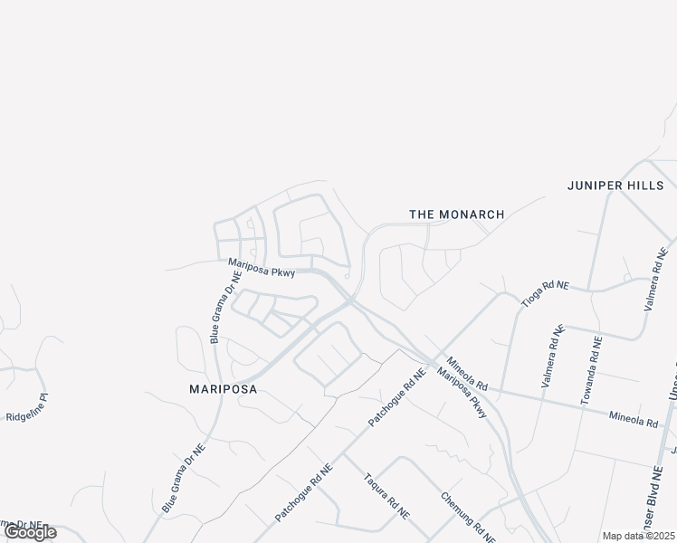 map of restaurants, bars, coffee shops, grocery stores, and more near 3007 Kings Canyon Loop Northeast in Rio Rancho