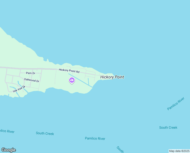 map of restaurants, bars, coffee shops, grocery stores, and more near Service Street in Beaufort County
