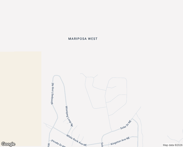 map of restaurants, bars, coffee shops, grocery stores, and more near Banks Court Northeast in Rio Rancho