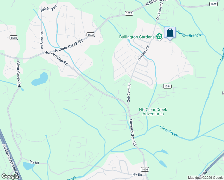 map of restaurants, bars, coffee shops, grocery stores, and more near 2981 Howard Gap Road in Hendersonville