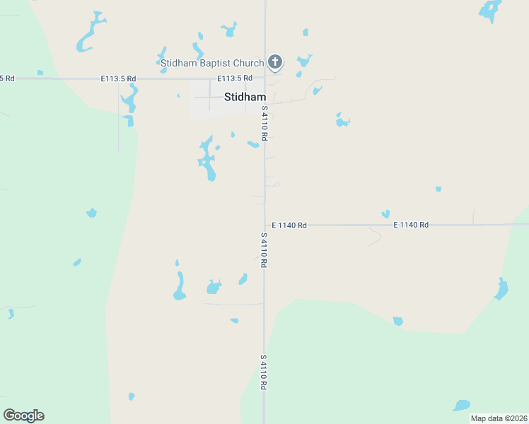 map of restaurants, bars, coffee shops, grocery stores, and more near 411043 East 1140 Road in Eufaula