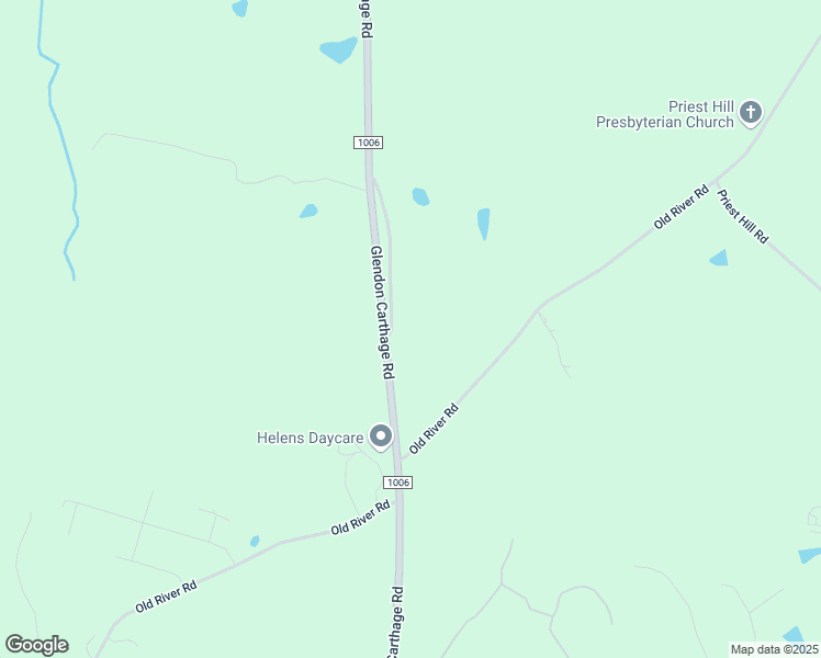 map of restaurants, bars, coffee shops, grocery stores, and more near 291 Farmer Road in Carthage