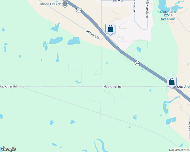 map of restaurants, bars, coffee shops, grocery stores, and more near 37906 West Macarthur Street in Shawnee