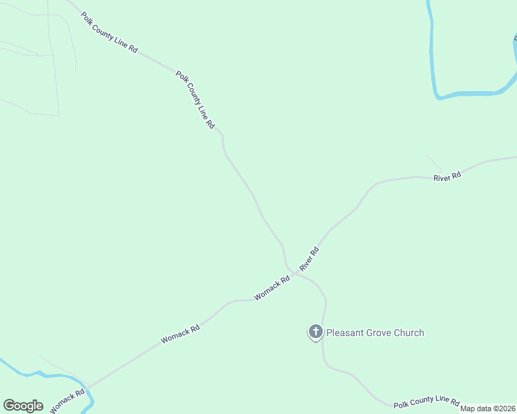 map of restaurants, bars, coffee shops, grocery stores, and more near Polk County Line Road in Rutherfordton