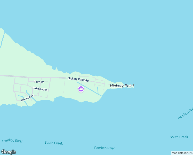 map of restaurants, bars, coffee shops, grocery stores, and more near Service Street in Beaufort County