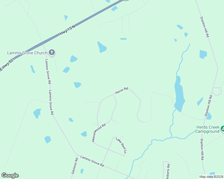 map of restaurants, bars, coffee shops, grocery stores, and more near 335 Heron Road in Carthage