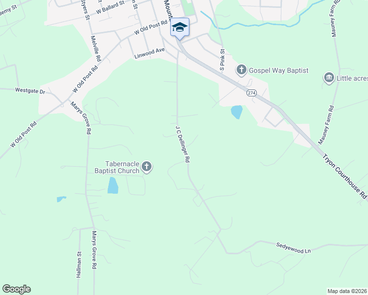 map of restaurants, bars, coffee shops, grocery stores, and more near 528 J C Dellinger Road in Cherryville