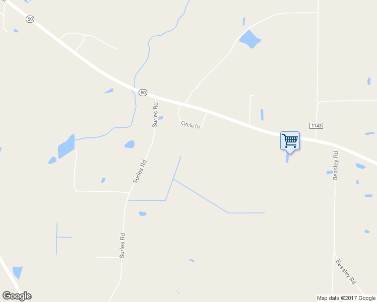 map of restaurants, bars, coffee shops, grocery stores, and more near 215 Surles Road in Benson