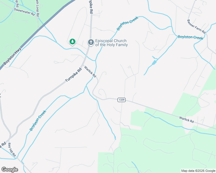 map of restaurants, bars, coffee shops, grocery stores, and more near 40 Deer Ridge Road in Mills River