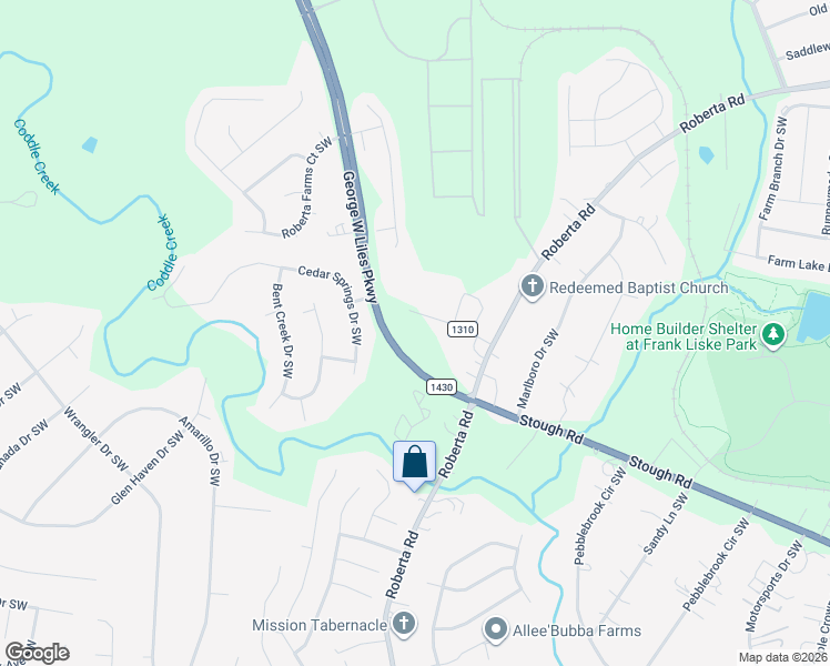map of restaurants, bars, coffee shops, grocery stores, and more near 3790 Roberta Church Road in Concord