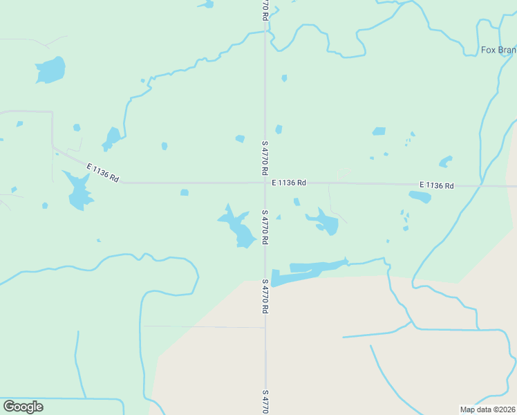 map of restaurants, bars, coffee shops, grocery stores, and more near 47701 E1136 Road in Muldrow