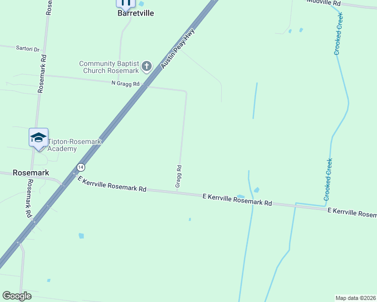 map of restaurants, bars, coffee shops, grocery stores, and more near 8712 Gragg Road in Millington