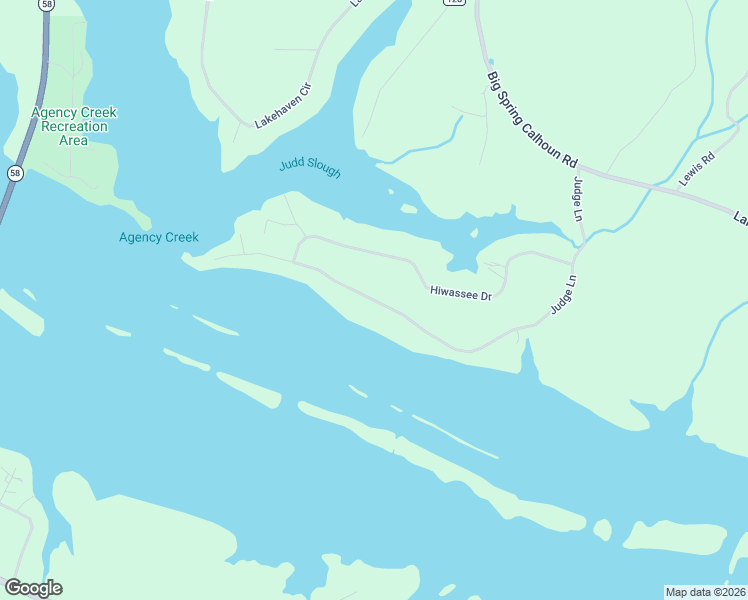 map of restaurants, bars, coffee shops, grocery stores, and more near Judge Lane in Meigs County