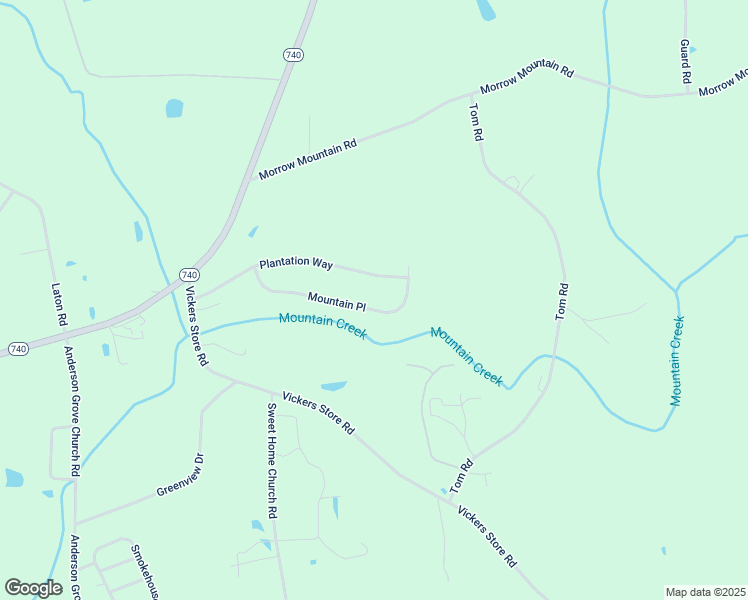 map of restaurants, bars, coffee shops, grocery stores, and more near 633 Mountain Place in Albemarle