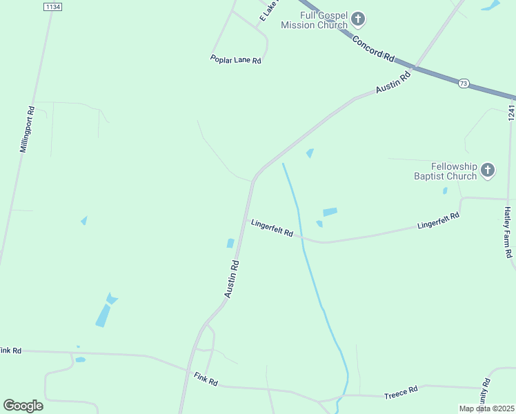 map of restaurants, bars, coffee shops, grocery stores, and more near 25601-25711 Lingerfelt Road in Albemarle