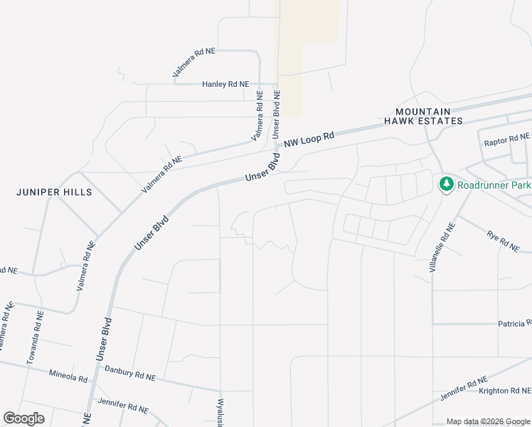 map of restaurants, bars, coffee shops, grocery stores, and more near Ilium Court Northeast in Rio Rancho