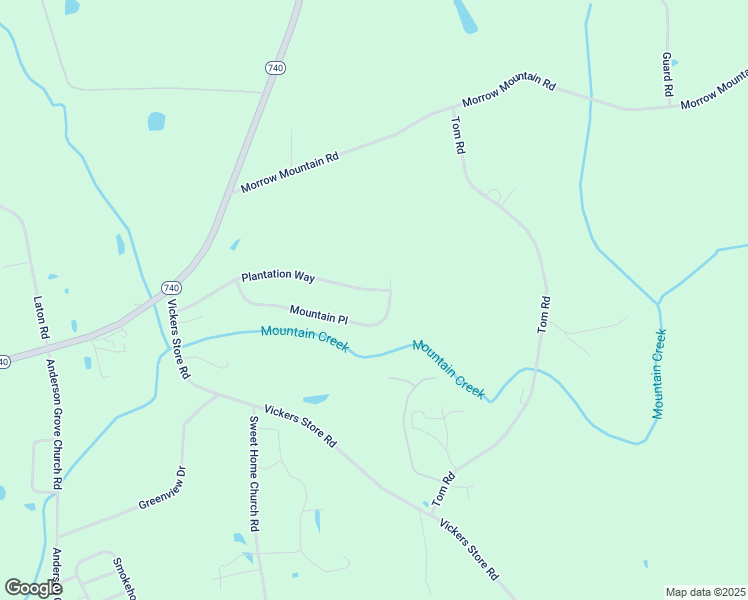 map of restaurants, bars, coffee shops, grocery stores, and more near 2904 Plantation Way in Albemarle
