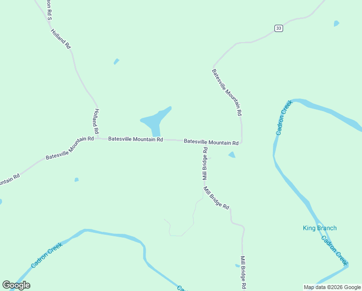 map of restaurants, bars, coffee shops, grocery stores, and more near 877 Batesville Mountain Road in Damascus