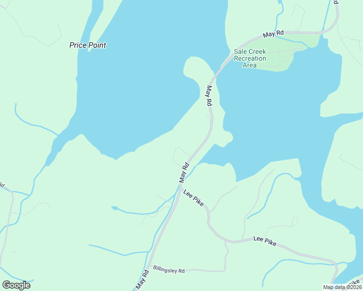 map of restaurants, bars, coffee shops, grocery stores, and more near 15095 May Road in Sale Creek