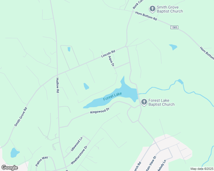 map of restaurants, bars, coffee shops, grocery stores, and more near 280 Aqua Drive in Forest City