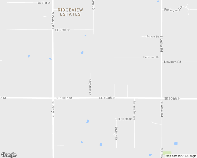 map of restaurants, bars, coffee shops, grocery stores, and more near 10200 Kelly John Lane in Oklahoma City