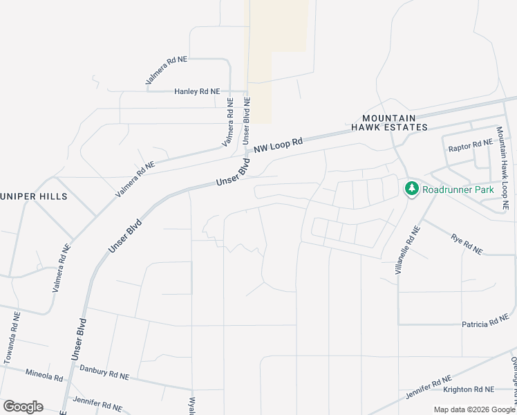 map of restaurants, bars, coffee shops, grocery stores, and more near Ilium Court Northeast in Rio Rancho