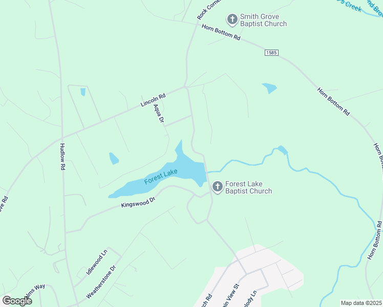 map of restaurants, bars, coffee shops, grocery stores, and more near 419 Forest Lake Road in Forest City