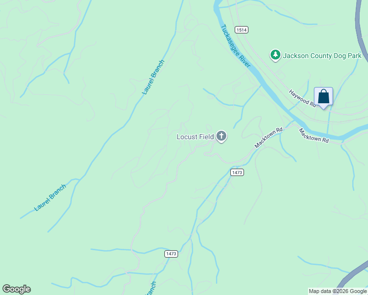 map of restaurants, bars, coffee shops, grocery stores, and more near 167 Eagles Ridge Road in Sylva