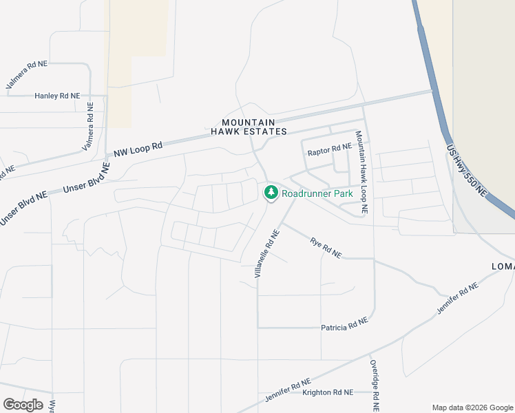 map of restaurants, bars, coffee shops, grocery stores, and more near 4437 Golden Eagle Loop Northeast in Rio Rancho