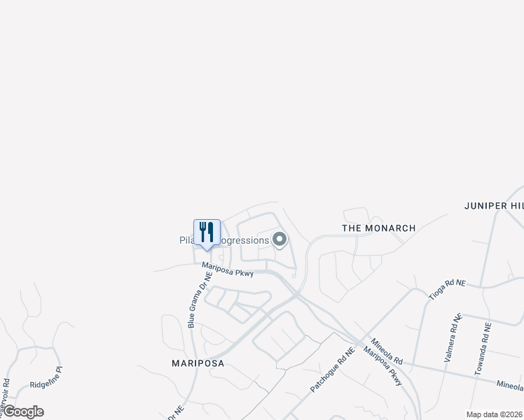 map of restaurants, bars, coffee shops, grocery stores, and more near 2819 Kings Canyon Loop Northeast in Rio Rancho