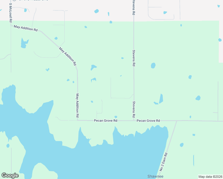 map of restaurants, bars, coffee shops, grocery stores, and more near 32700 Pecan Grove Road in Shawnee