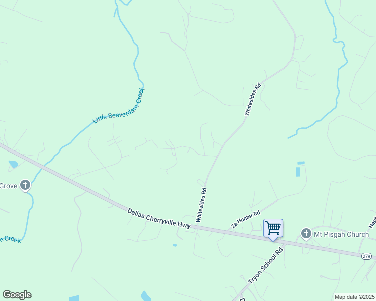 map of restaurants, bars, coffee shops, grocery stores, and more near 149 Rayfield Road in Bessemer City