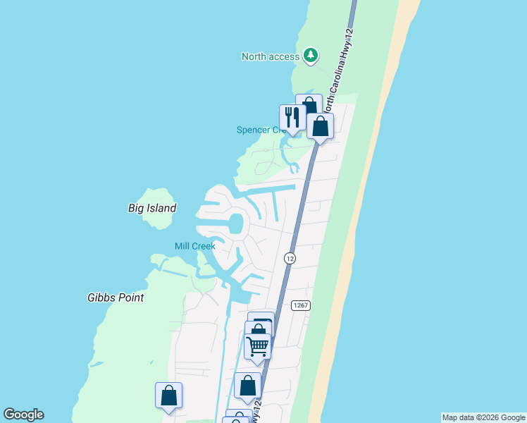 map of restaurants, bars, coffee shops, grocery stores, and more near 39195-39197 North Albacore Lane in Avon